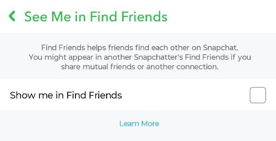 See Me in Find Friends
